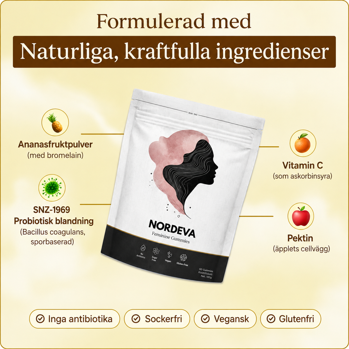 Nordeva vaginale probiotika